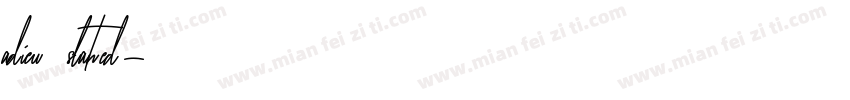 adieu slanted字体转换